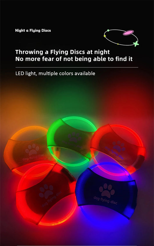 Disco Volador LED Luminoso para Perros - Juguete Interactivo Entretenimiento - Image 16