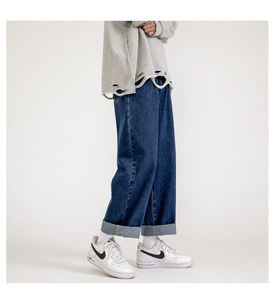 Pantalones Vaqueros Rectos Holgados para Hombre - Diseño Versátil de Verano - Image 25