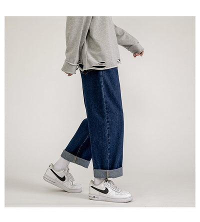 Pantalones Vaqueros Rectos Holgados para Hombre - Diseño Versátil de Verano - Image 26