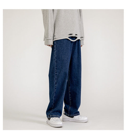 Pantalones Vaqueros Rectos Holgados para Hombre - Diseño Versátil de Verano - Image 28