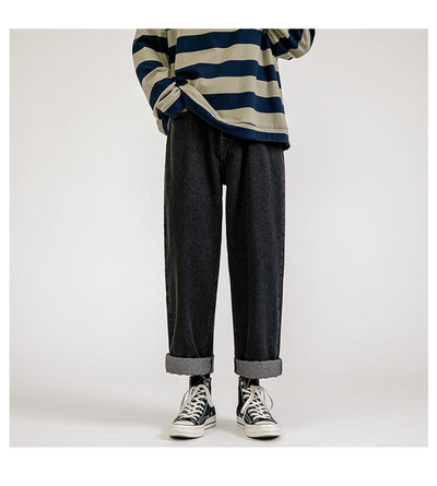 Pantalones Vaqueros Rectos Holgados para Hombre - Diseño Versátil de Verano - Image 30