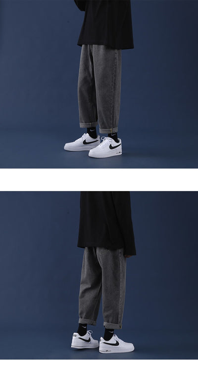 Pantalones Vaqueros Rectos Holgados para Hombre - Diseño Versátil de Verano - Image 32