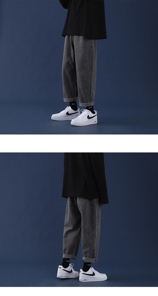 Pantalones Vaqueros Rectos Holgados para Hombre - Diseño Versátil de Verano - Image 32
