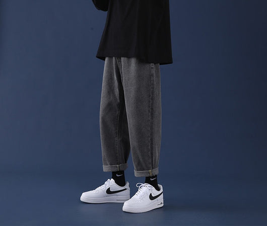 Pantalones Vaqueros Rectos Holgados para Hombre - Diseño Versátil de Verano - Image 36