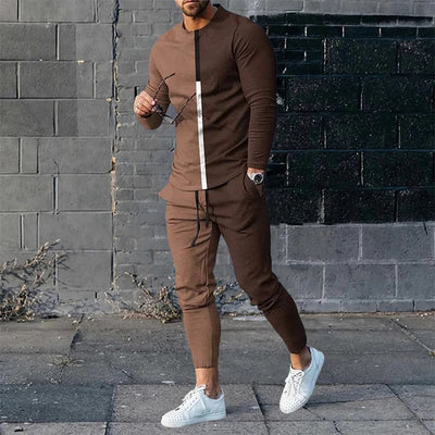 Traje Casual Hombre con Estampado 3D Digital - Manga Larga Oversize - Image 14