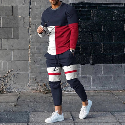 Traje Casual Hombre con Estampado 3D Digital - Manga Larga Oversize - Image 19