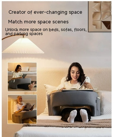 Escritorio Compacto Multifuncional para Cama y Sofá - Ideal para Dormitorio y Espacios Pequeños - Image 15