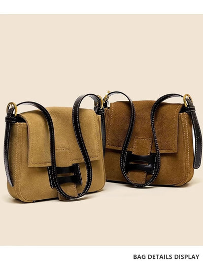 Bolso Mensajero de Cuero Genuino con Acabado Mate - Image 19