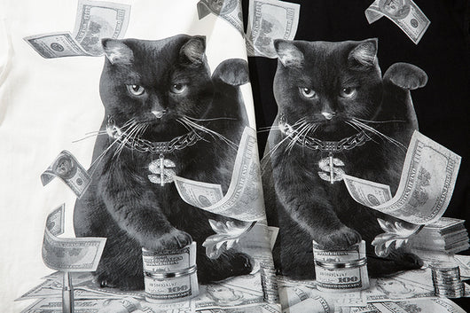 Playera Estampada con Gatos para Hombre - Image 30