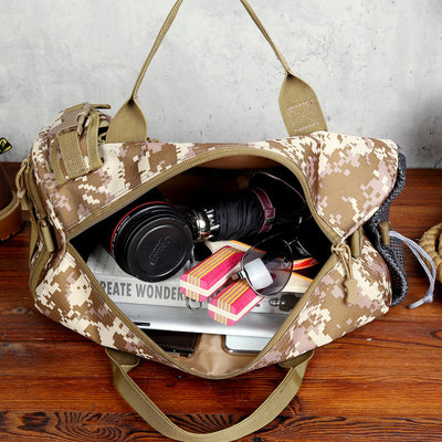 Mochila Táctica Camuflajeada de Gran Capacidad en Tela Oxford - Image 11