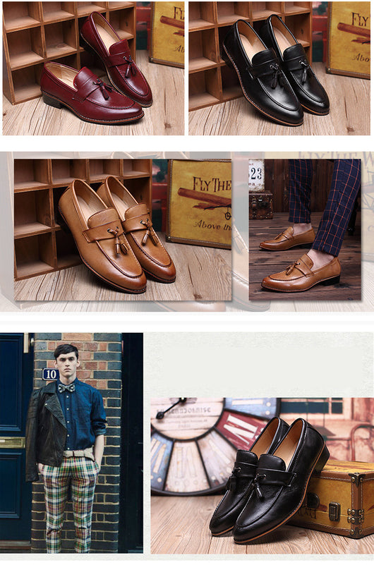 Mocasines Retro Británicos con Borlas para Hombre - Estilo Casual - Image 21