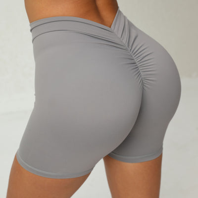 Shorts de Yoga Ajustados con Espalda Descubierta en V - Image 39