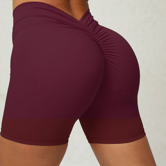 Shorts de Yoga Ajustados con Espalda Descubierta en V - Image 46