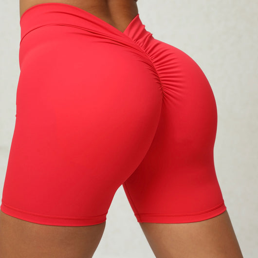 Shorts de Yoga Ajustados con Espalda Descubierta en V - Image 50
