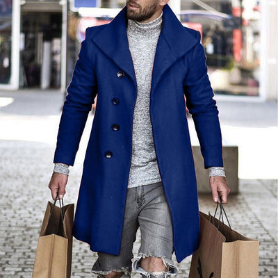 Abrigo de Paño a Cuadros para Hombre - Estilo Clásico y Moderno - Image 11