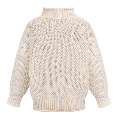 Suéter de Cuello Alto Tejido para Mujer - Abrigo Casual de Invierno - Image 23