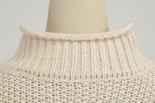 Suéter de Cuello Alto Tejido para Mujer - Abrigo Casual de Invierno - Image 24