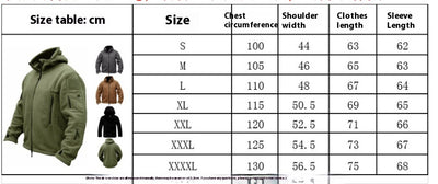Chaqueta Táctica Térmica Militar para Hombre - Abrigo Fleece Invierno - Image 11