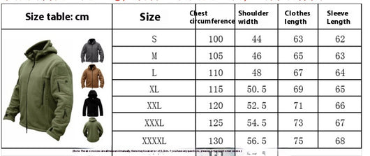 Chaqueta Táctica Térmica Militar para Hombre - Abrigo Fleece Invierno - Image 11
