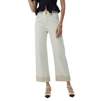 Pantalones Anchos Cropped para Mujer - Estilo Moderno y Versátil - Image 15