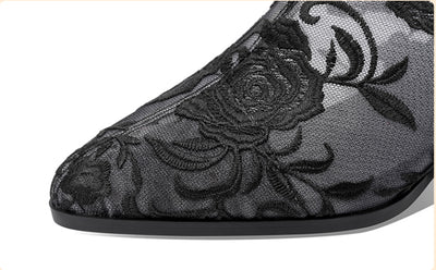 Sandalias de Cuero Genuino con Bordados y Tacón Robusto - Image 13