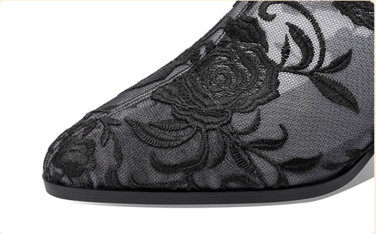 Sandalias de Cuero Genuino con Bordados y Tacón Robusto - Image 13