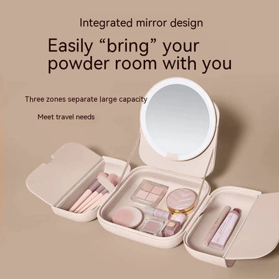 Espejo de Maquillaje LED con Luz Integrada Plegable - Set Regalo - Image 29
