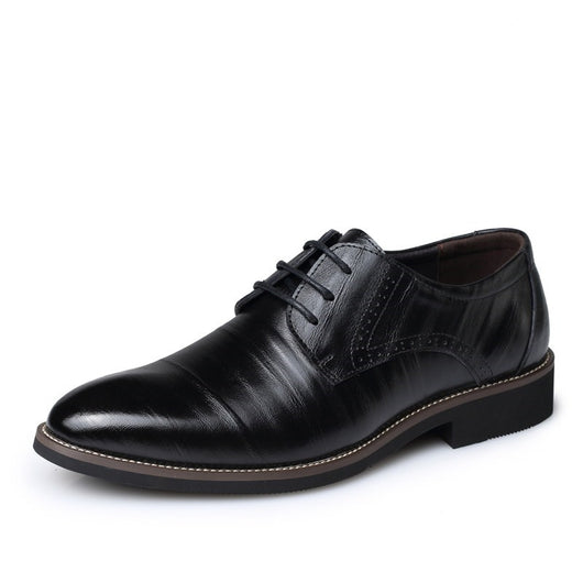 Zapatos de Cuero Formal para Hombre Talla Grande - Image 10
