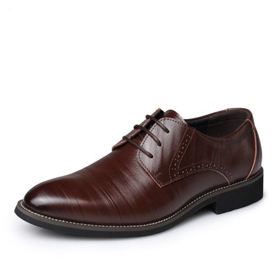 Zapatos de Cuero Formal para Hombre Talla Grande - Image 14