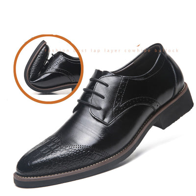 Zapatos de Cuero Formal para Hombre Talla Grande - Image 15