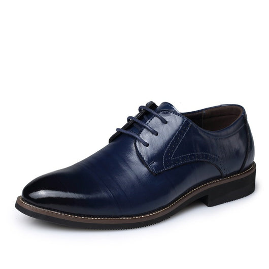 Zapatos de Cuero Formal para Hombre Talla Grande - Image 17