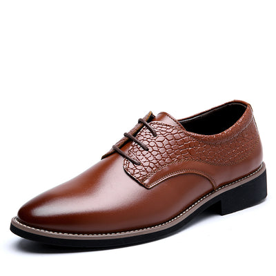 Zapatos de Cuero Formal para Hombre Talla Grande - Image 19
