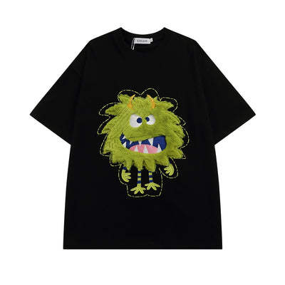 Playera Monstruo Peludo de Manga Corta para Hombre - Image 20