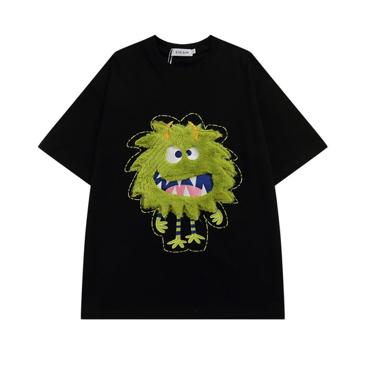 Playera Monstruo Peludo de Manga Corta para Hombre - Image 20