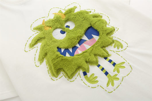 Playera Monstruo Peludo de Manga Corta para Hombre - Image 21