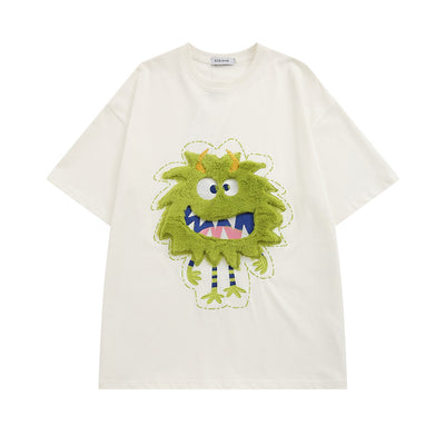 Playera Monstruo Peludo de Manga Corta para Hombre - Image 29