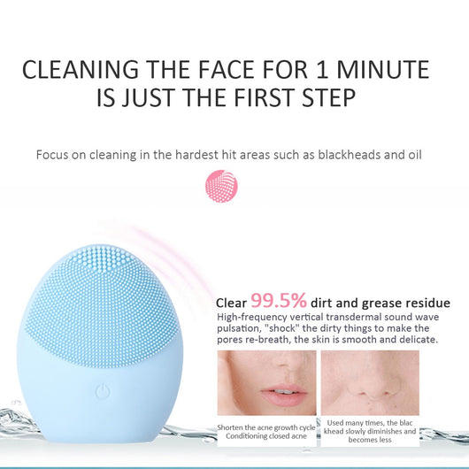 Limpiador Facial Ultrasónico de Silicona - Image 22