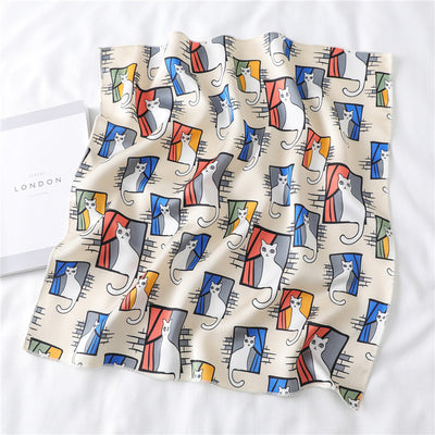 Pañuelo de Seda Artificial Satinado Versátil para Cualquier Ocasión - Image 13