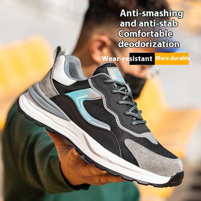 Botas de Trabajo Respirables con Protección Anticorte y Suela Antideslizante - Image 9