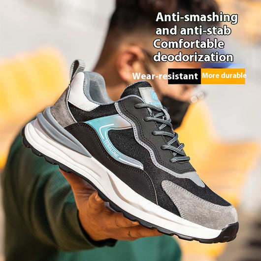 Botas de Trabajo Respirables con Protección Anticorte y Suela Antideslizante - Image 9