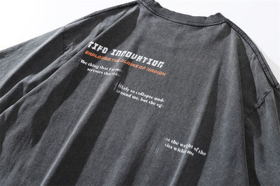 Playera Estampada Calavera Demonio para Hombre - Image 22