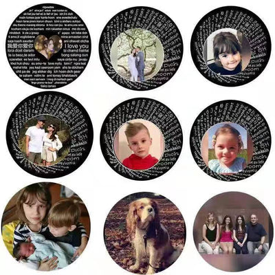 Llavero Proyector de Fotos Personalizado - Pequeño Circular con Imagen Customizada - Image 10