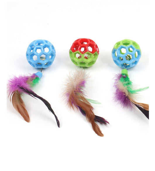 Juguete Pelota Hueca Resistente para Perros y Gatos - Caucho TPR Bicolor - Image 6