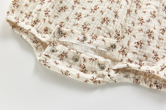 Bodys de Bebé Niña Otoño con Cuello Amplio y Estampado Floral - Image 12