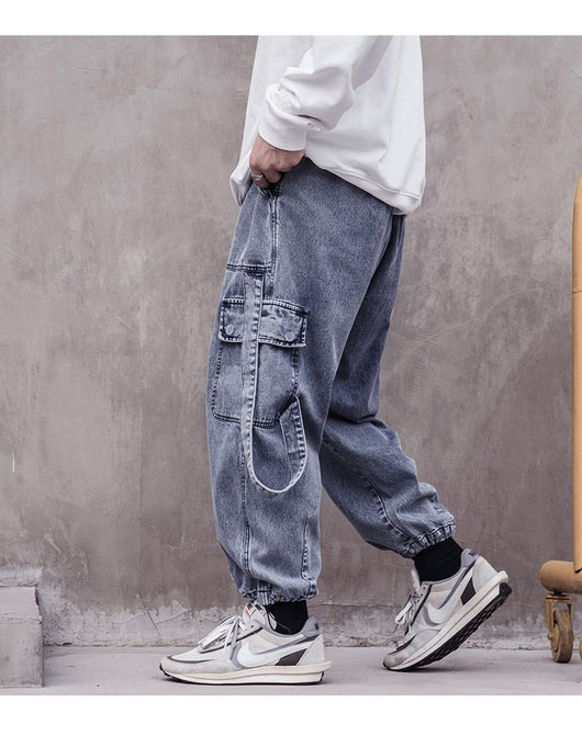 Pantalones Jeans Holgados Zanahoria para Hombre - Estilo Casual - Image 27