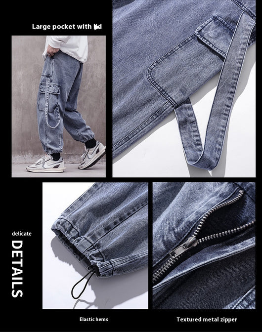 Pantalones Jeans Holgados Zanahoria para Hombre - Estilo Casual - Image 31