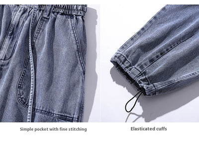 Pantalones Jeans Holgados Zanahoria para Hombre - Estilo Casual - Image 36