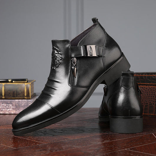 Botas Vaqueras para Hombre con Tacón Herradura y Grabado Reversible - Image 22