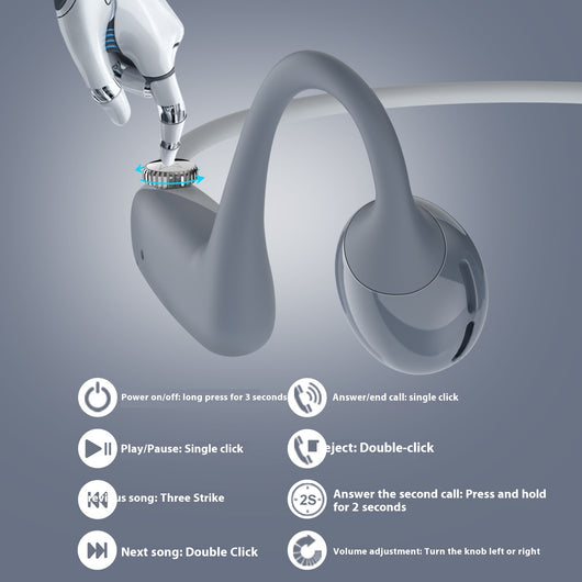 Auriculares Deportivos Bluetooth de Conducción Ósea y Aérea - Image 21