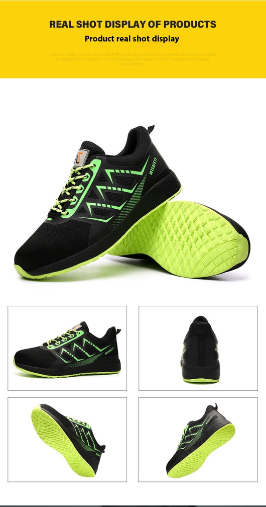 Zapatos de Protección Laboral Ultraligeros Antiaplastamiento y Antipunción - Image 6